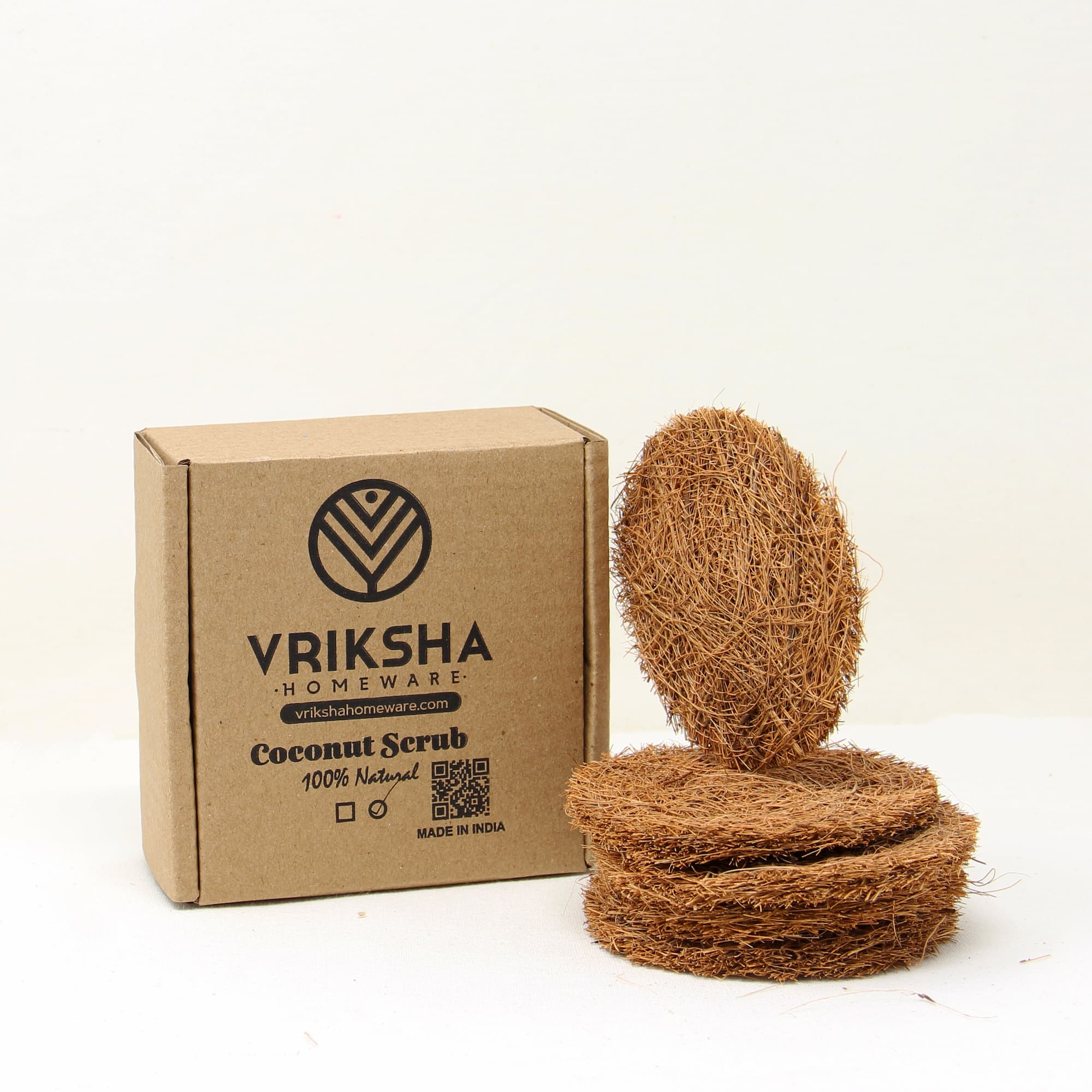 Coco Coir Vessel/Utensil Scrubber, Coconut coir scrub pad, coconut scrub